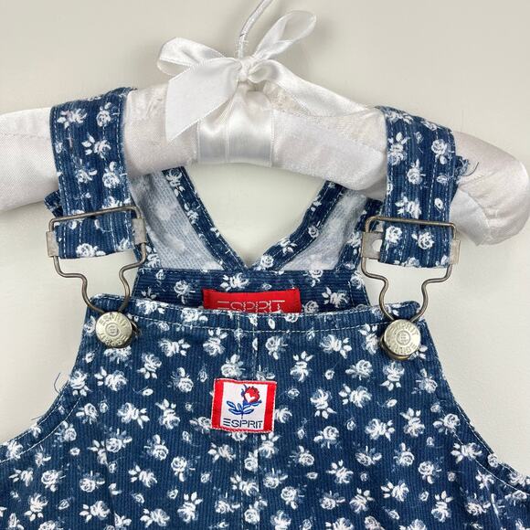 Vintage Esprit Floral Jumper Dress Small - Picture 2 of 7